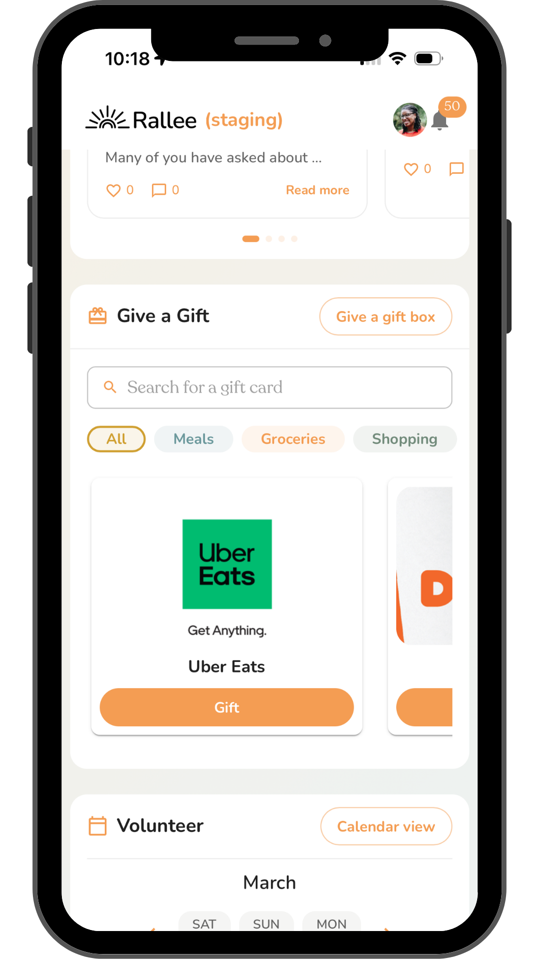 Gift card library